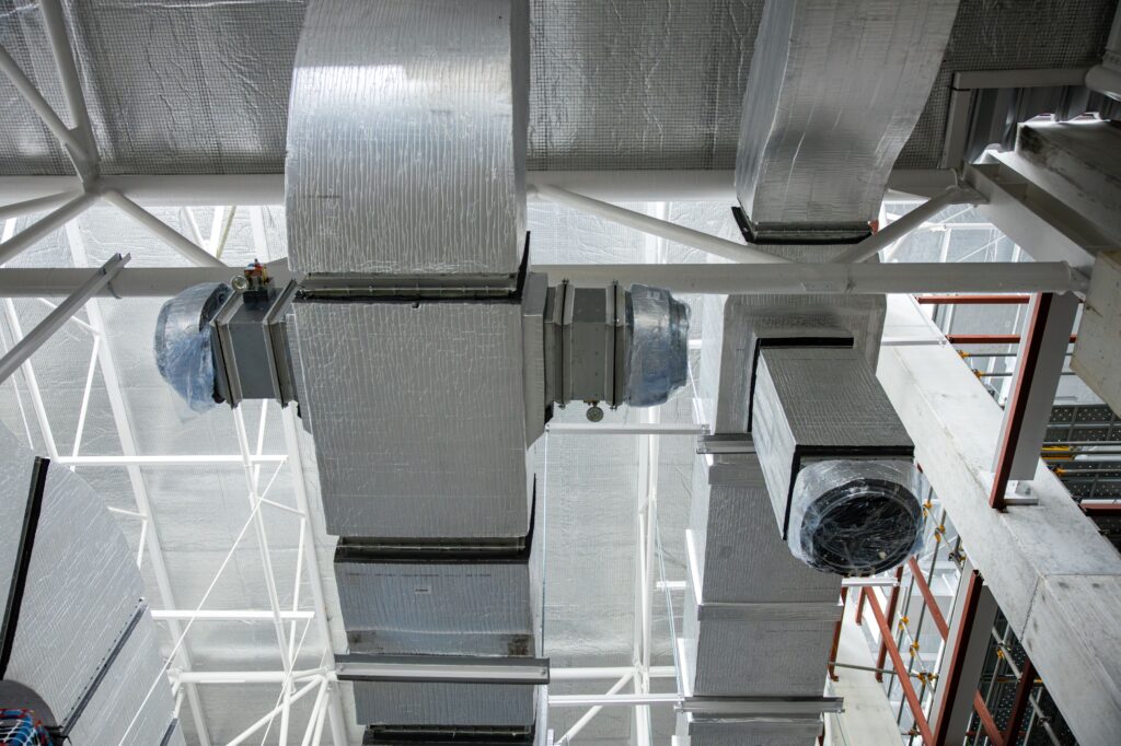 Foto van een mechanische ventilatie